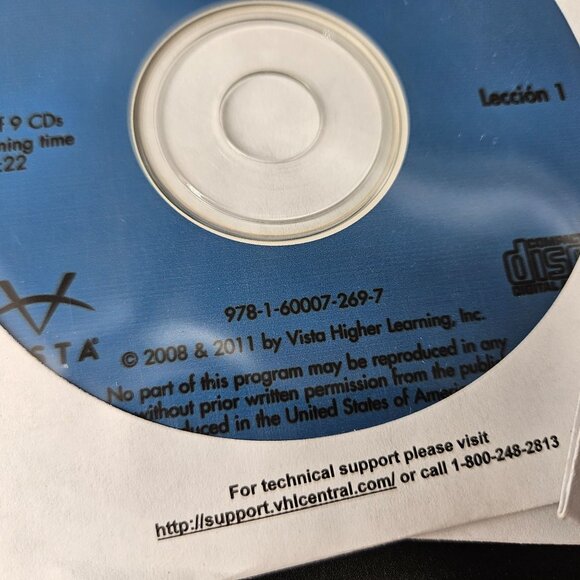 Descubre Nivel 1 Spanish CD DVD Lot 14 Teacher Ed Home School Curriculum Elem HS - Picture 5 of 8